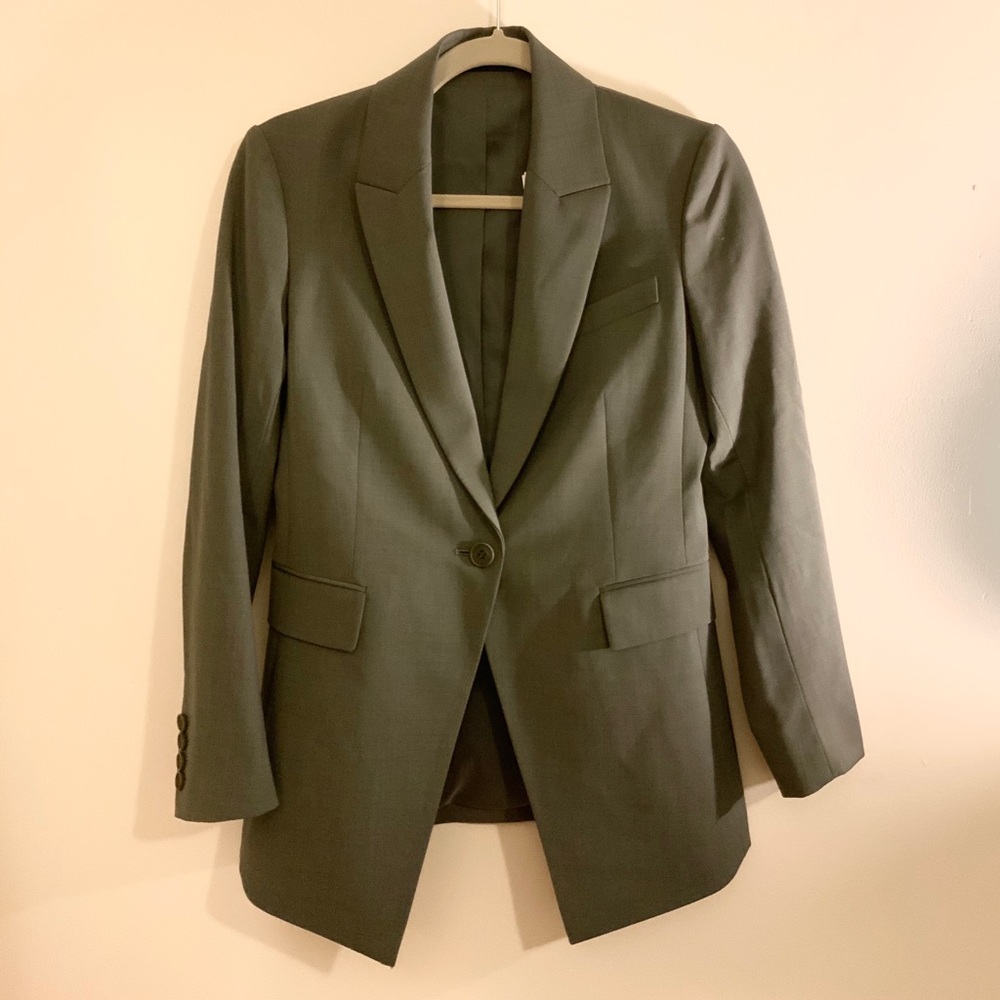Theory Etiennette Blazer in Deep Sage